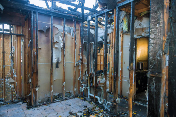 Professional Fire Board Up technician working in Ogilvie, MN